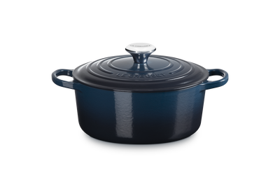 Le Creuset Cast Iron Signature Round Casserole 24cm Nuit