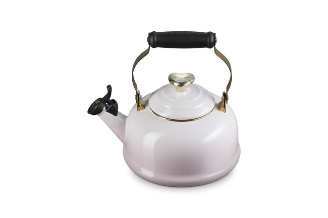 Whistling Teakettle Gold Heart Knob image number 2