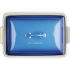 Stoneware Heritage Rectangular Dish with LidAzure Blue image number 4