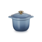 Cast Iron Cocotte Every with Stoneware Inner LidChambray image number 1