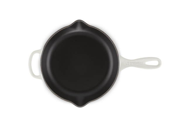 Le Creuset Cast Iron Signature Skillet 23cm MeringueMeringue image number 4