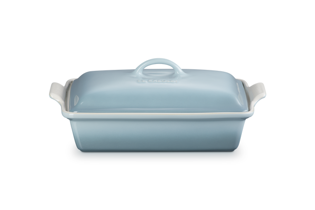 Stoneware Heritage Rectangular Dish with LidSea Salt image number 1