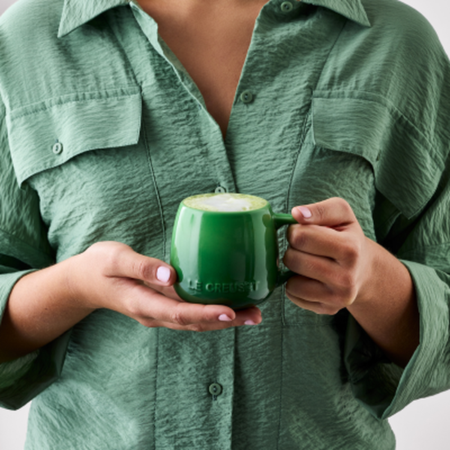 Le Creuset Stoneware Coupe Mug 320ml Bamboo GreenBamboo image number 5