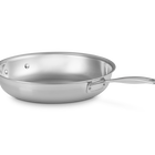 3-ply Stainless Steel Uncoated Frying Pan with Helper Handle image number 2