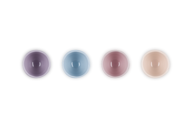 Stoneware La Collection Jardin Set of 4 Footed Egg Cups image number 4