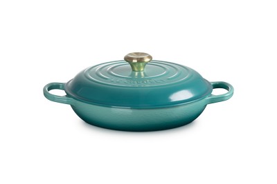 Le Creuset Cast Iron Signature Shallow Casserole 28cm Riviera