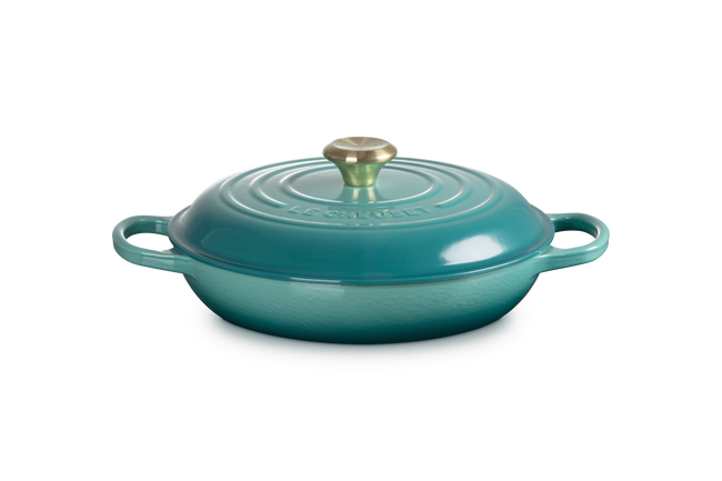 Le Creuset Cast Iron Signature Shallow Casserole 28cm RivieraRiviera image number 1