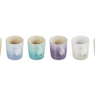 Stoneware Sorbet Set of 6 Espresso Mugs image number 3