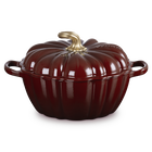 Cast Iron Signature Pumpkin CasseroleGarnet image number 1