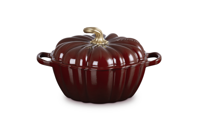Cast Iron Signature Pumpkin CasseroleGarnet image number 1