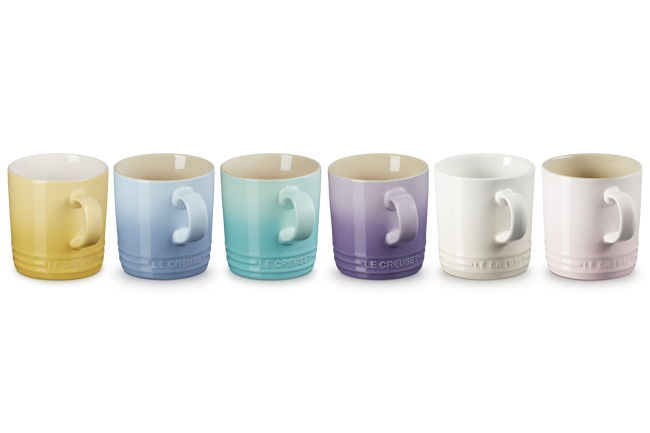 Stoneware Sorbet Set of 6 London Mugs image number 3