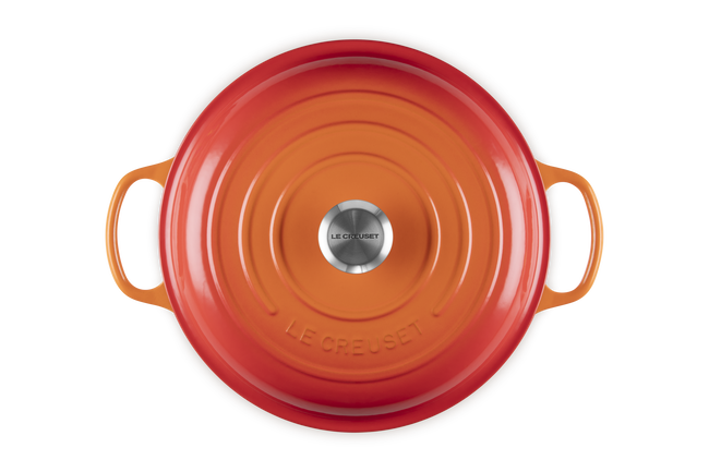 Cast Iron Signature Shallow CasseroleFlame image number 5