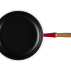 Cast Iron Signature Sauté Pan with Wooden Handle image number 6
