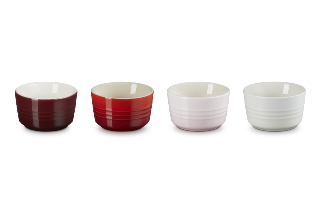 Stoneware Petits Fours Set of 4 Ramekins image number 4