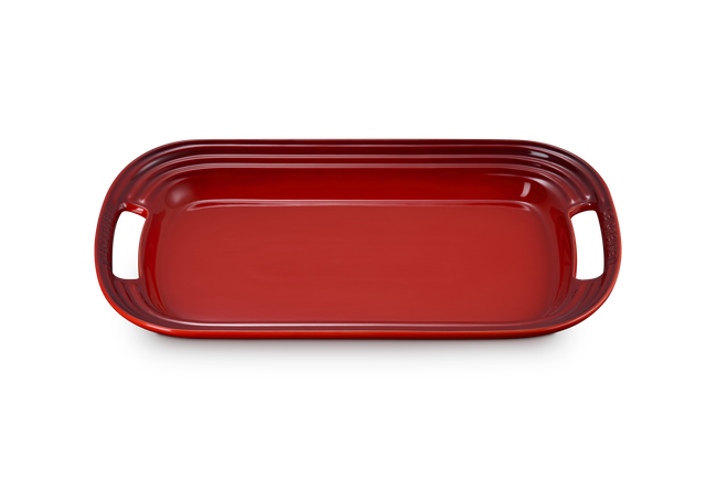 Stoneware BBQ PlatterCerise image number 2