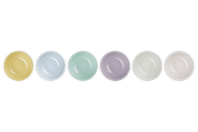 Stoneware Sorbet Set of 6 Mini Bowls image number 6