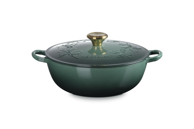 Cast Iron Holly Soup PotArtichaut image number 2