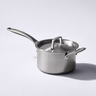 Essential 3-ply Stainless Steel 18cm Saucepan with Helper Handle and Lid image number 5