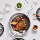 Le Creuset Essential 3-ply Stainless Steel 28cm Frying Pan with Helper Handle image number 6