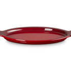 Stoneware Oval Dish with Platter LidCerise image number 3
