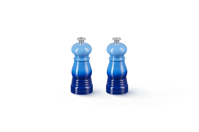 Mini Salt & Pepper Mill SetAzure Blue image number 1