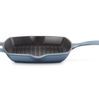 Le Creuset Cast Iron Signature Square Skillet Grill 26cm ChambrayChambray image number 1