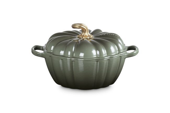 Le Creuset Cast Iron Signature Pumpkin Casserole 24cm ThymeThyme image number 1