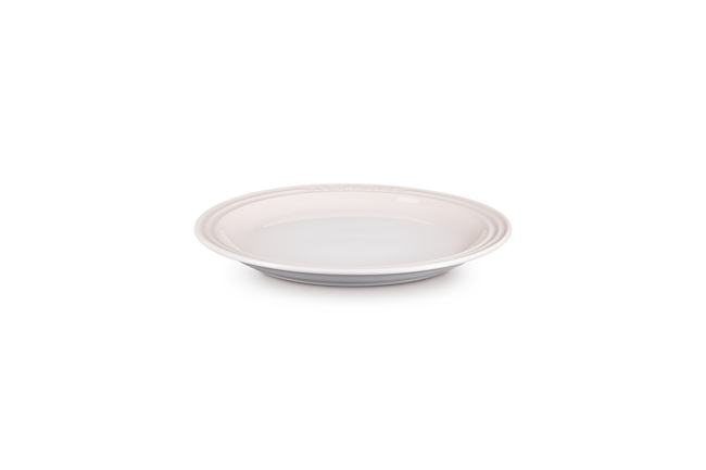 Stoneware 23cm Round PlateShell Pink image number 2