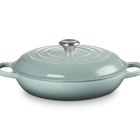 Cast Iron Signature Shallow CasseroleSea Salt image number 1