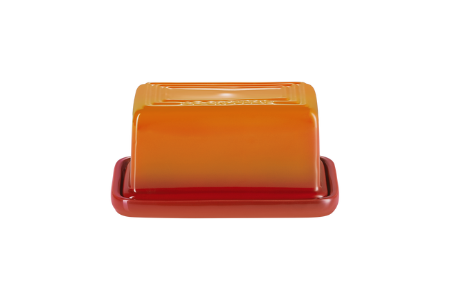 Stoneware Large Butter DishFlame image number 1