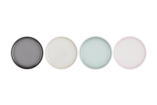 Stoneware Coupe Set of 4 Plates image number 5