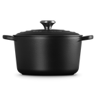 Cast Iron Signature Deep Round CasseroleMatte Black image number 2