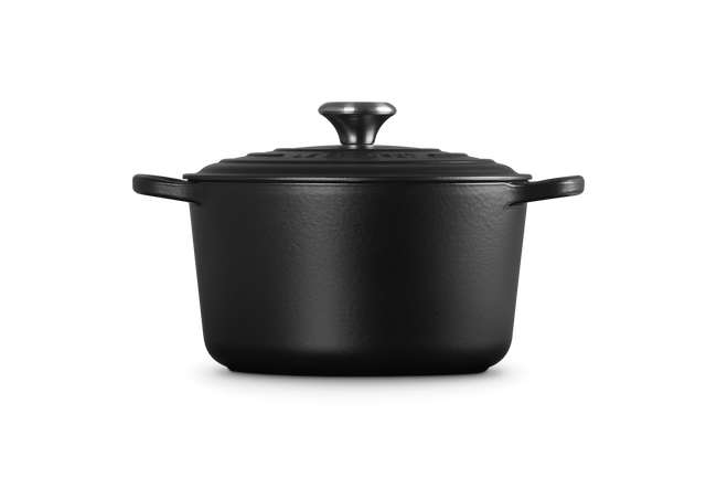 Cast Iron Signature Deep Round CasseroleMatte Black image number 2