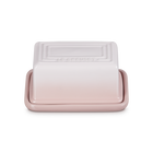 Stoneware Large Butter DishShell Pink image number 2