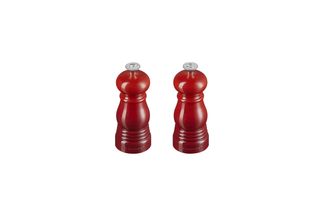 Mini Salt & Pepper Mill SetCerise image number 6