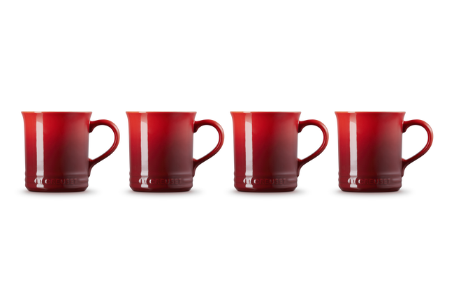 Le Creuset Stoneware Set of 4 Seattle Mugs 400ml image number 4