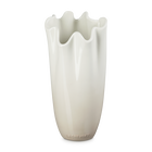 Stoneware Iris VaseMeringue image number 4
