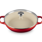 Cast Iron Signature Shallow Braiser with Glass Lid image number 2