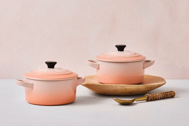 Stoneware Mini CocottePêche image number 1