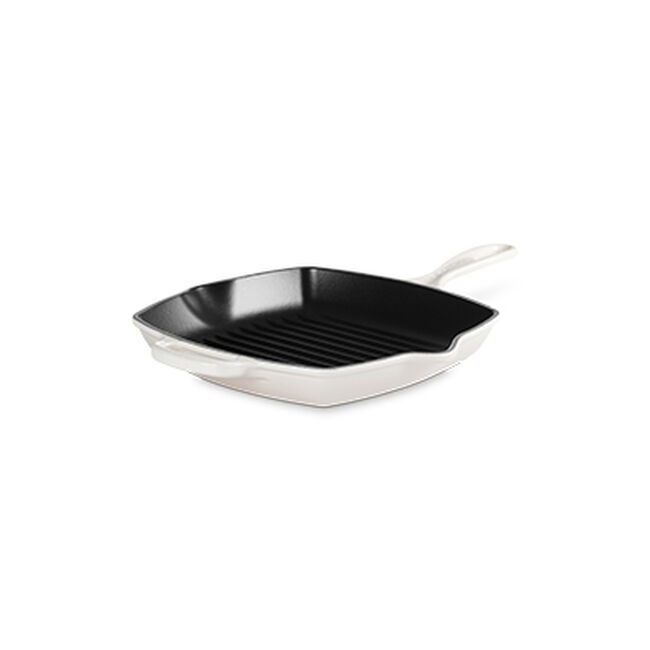Cast Iron Signature Square Skillet GrillMeringue image number 2