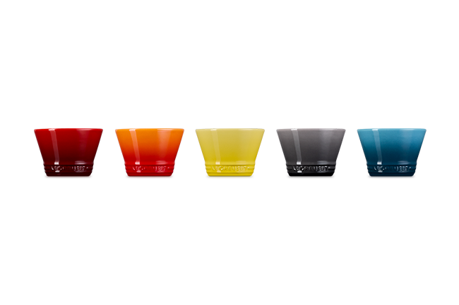 Le Creuset Stoneware Set of 5 Kolbe 150ml Bowls image number 4