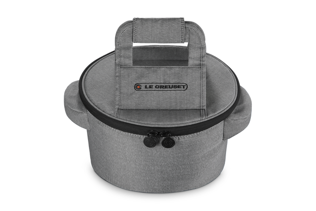 Round Casserole Tote BagNoir image number 2