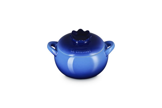 Le Creuset Stoneware Blueberry Fruit Mini Cocotte 480ml Azure Blue image number 4