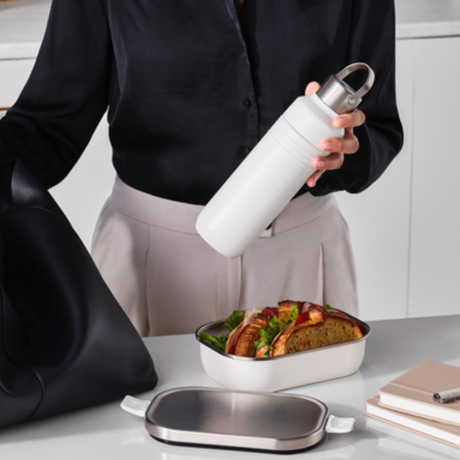 Le Creuset On The Go Lunch Box 900ml CottonCotton image number 6