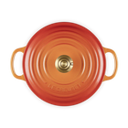 Le Creuset Cast Iron Signature Round Casserole 20cm Flamme Dor&ecirc;e image number 6