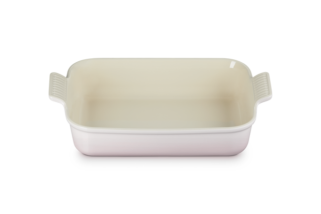 Stoneware 32cm Heritage Rectangular DishShell Pink image number 4