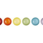 Stoneware Rainbow Set of 6 Pinch Bowls image number 4