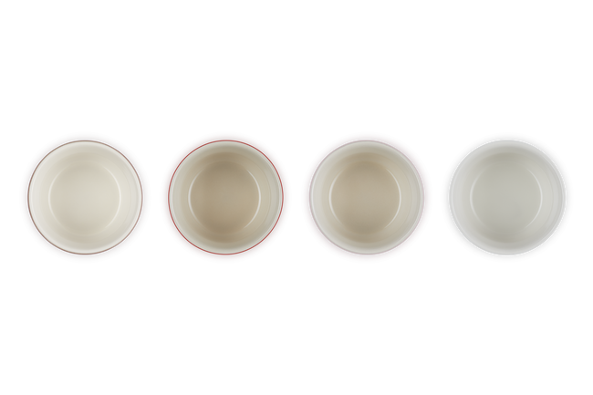 Stoneware Petits Fours Set of 4 Ramekins image number 7