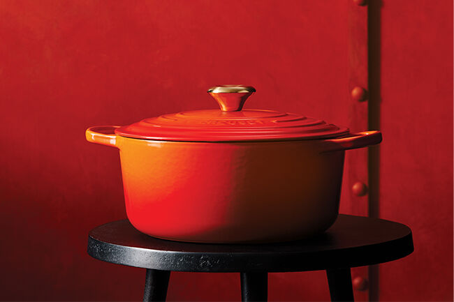 Cast Iron Signature Round CasseroleFlame image number 4