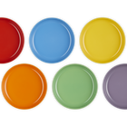 Stoneware Rainbow Set of 6 Coupe Pasta Bowls image number 5